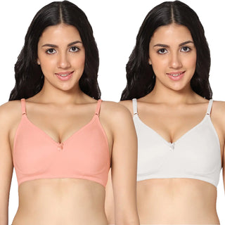 Soha Non-Padded Full Coverage T-Shirt Bra (Pack of 2) - Incare