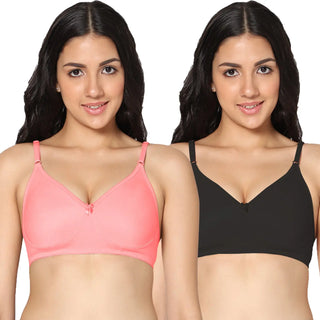 Soha Non-Padded Full Coverage T-Shirt Bra (Pack of 2) - Incare