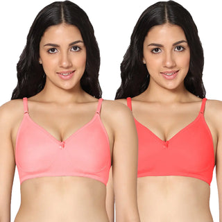 Soha Non-Padded Full Coverage T-Shirt Bra (Pack of 2) - Incare