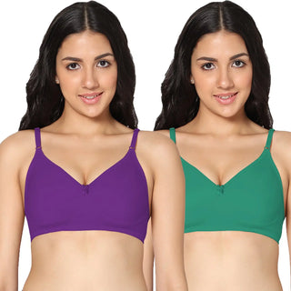 Soha Non-Padded Full Coverage T-Shirt Bra (Pack of 2) - Incare