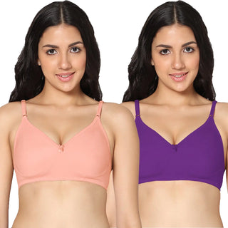 Soha Non-Padded Full Coverage T-Shirt Bra (Pack of 2) - Incare