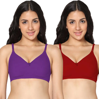 Soha Non-Padded Full Coverage T-Shirt Bra (Pack of 2) - Incare