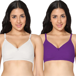 Soha Non-Padded Full Coverage T-Shirt Bra (Pack of 2) - Incare