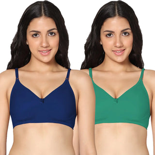 Soha Non-Padded Full Coverage T-Shirt Bra (Pack of 2) - Incare