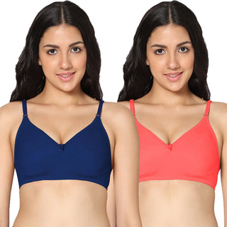 Soha Non-Padded Full Coverage T-Shirt Bra (Pack of 2) - Incare