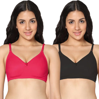 Soha Non-Padded Full Coverage T-Shirt Bra (Pack of 2) - Incare