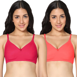 Soha Non-Padded Full Coverage T-Shirt Bra (Pack of 2) - Incare