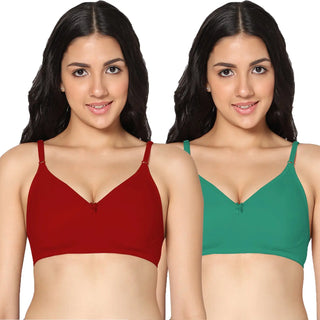 Soha Non-Padded Full Coverage T-Shirt Bra (Pack of 2) - Incare