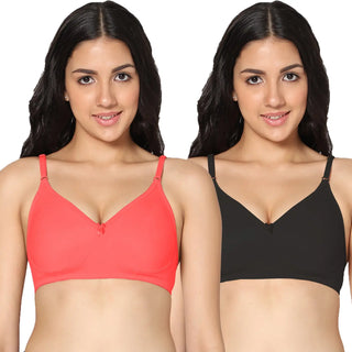 Soha Non-Padded Full Coverage T-Shirt Bra (Pack of 2) - Incare