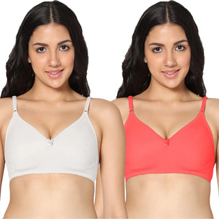 Soha Non-Padded Full Coverage T-Shirt Bra (Pack of 2) - Incare