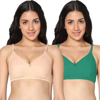 Soha Non-Padded Full Coverage T-Shirt Bra (Pack of 2) - Incare