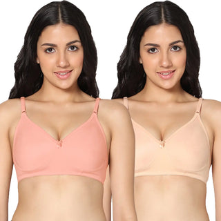 Soha Non-Padded Full Coverage T-Shirt Bra (Pack of 2) - Incare