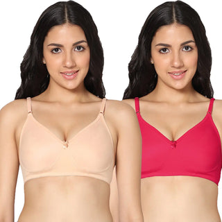 Soha Non-Padded Full Coverage T-Shirt Bra (Pack of 2) - Incare