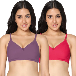 Soha Non-Padded Full Coverage T-Shirt Bra (Pack of 2) - Incare