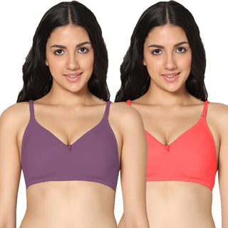 Soha Non-Padded Full Coverage T-Shirt Bra (Pack of 2) - Incare