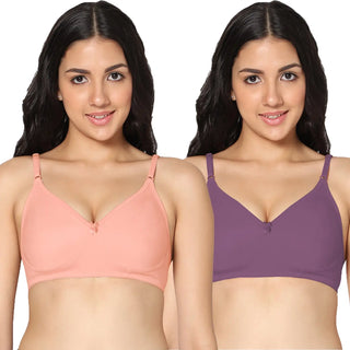 Soha Non-Padded Full Coverage T-Shirt Bra (Pack of 2) - Incare