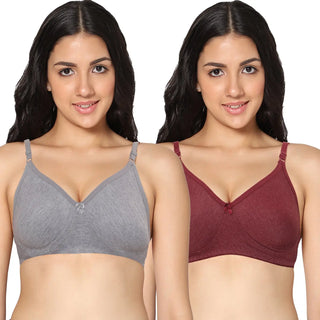 Soha Non-Padded Full Coverage T-Shirt Bra (Pack of 2) - Incare