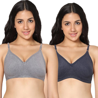 Soha Non-Padded Full Coverage T-Shirt Bra (Pack of 2) - Incare