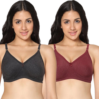 Soha Non-Padded Full Coverage T-Shirt Bra (Pack of 2) - Incare