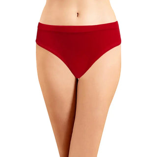 Solid Hipster with Inner Elastic Panties  (Pack of 3) - Incare