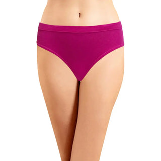 Solid Hipster with Inner Elastic Panties  (Pack of 3) - Incare