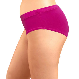 Solid Hipster with Inner Elastic Panties  (Pack of 3) - Incare