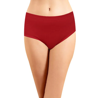 Solid Hipster with Inner Elastic Panties  (Pack of 3) - Incare