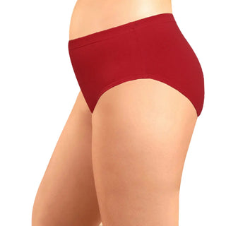 Solid Hipster with Inner Elastic Panties  (Pack of 3) - Incare