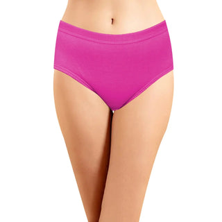 Solid Hipster with Inner Elastic Panties  (Pack of 3) - Incare