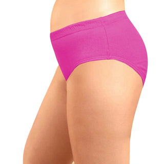 Solid Hipster with Inner Elastic Panties  (Pack of 3) - Incare