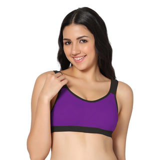 Sports-02 Non-Padded Full Coverage Sports bra (Pack of 2) - Incare