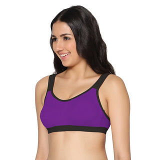 Sports-02 Non-Padded Full Coverage Sports bra (Pack of 2) - Incare