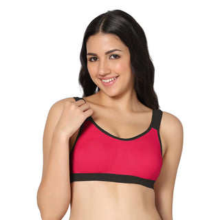 Sports-02 Non-Padded Full Coverage Sports bra (Pack of 2) - Incare