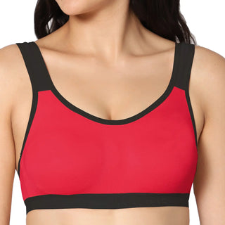 Sports-02 Non-Padded Full Coverage Sports bra (Pack of 2) - Incare