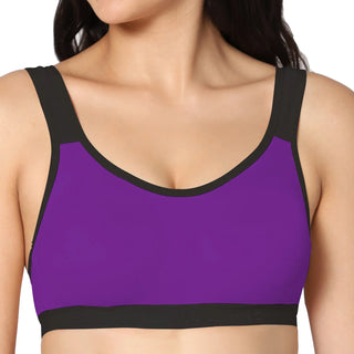 Sports-02 Non-Padded Full Coverage Sports bra (Pack of 2) - Incare