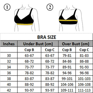 Sports-02 Non-Padded Full Coverage Sports bra (Pack of 2) - Incare