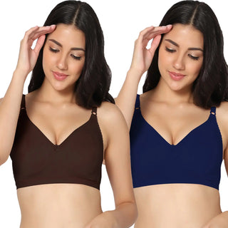 Full Coverage Non-Padded Bra (Pack of 2)