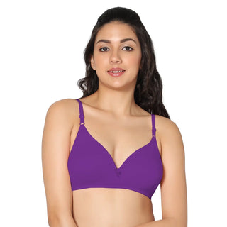 Tulie Non-Padded Half Coverage T-Shirt Bra (Pack of 1) - Incare