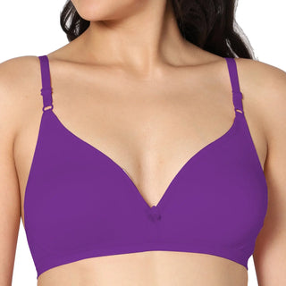 Tulie Non-Padded Half Coverage T-Shirt Bra (Pack of 1) - Incare