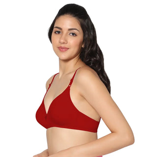 Tulie Non-Padded Half Coverage T-Shirt Bra (Pack of 1) - Incare