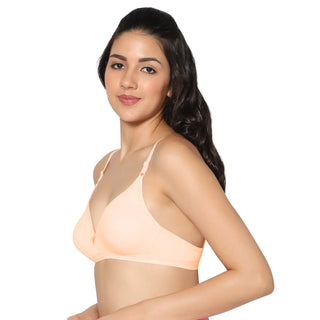 Tulie Non-Padded Half Coverage T-Shirt Bra (Pack of 1) - Incare