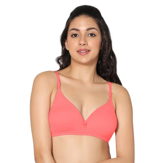 Tulie Non-Padded Half Coverage T-Shirt Bra (Pack of 1) - Incare