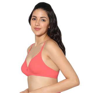 Tulie Non-Padded Half Coverage T-Shirt Bra (Pack of 1) - Incare