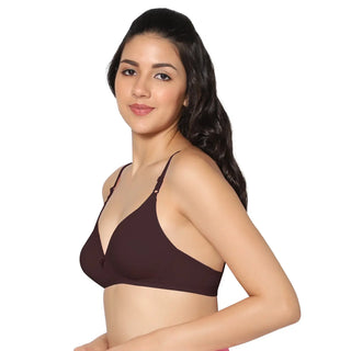 Half Coverage Non-Padded Bra (Pack of 2)