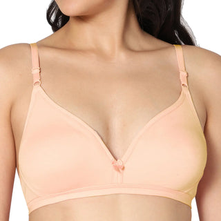 Half Coverage Non-Padded Bra (Pack of 2)