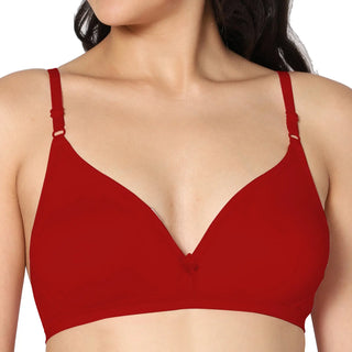 Half Coverage Non-Padded Bra (Pack of 2)