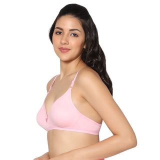 Half Coverage Non-Padded Bra (Pack of 2)