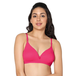 Half Coverage Non-Padded Bra (Pack of 2)