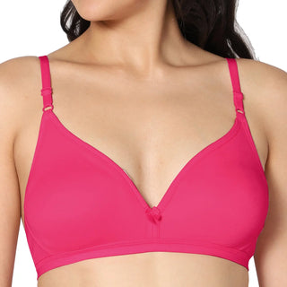 Half Coverage Non-Padded Bra (Pack of 2)