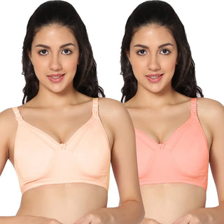 Zoey Light Padded Full Coverage Nursing Bra (Pack of 2) - Incare